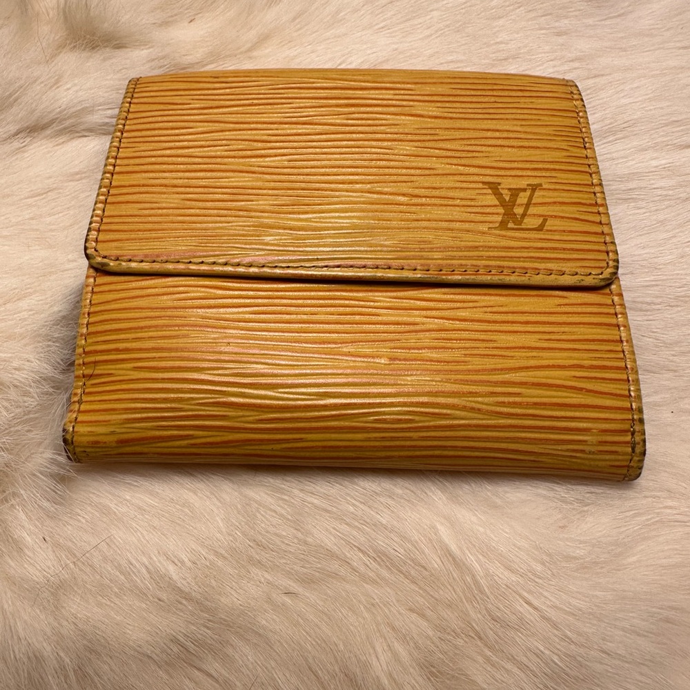 Louis Vuitton Yellow & Purple Epi Wallet